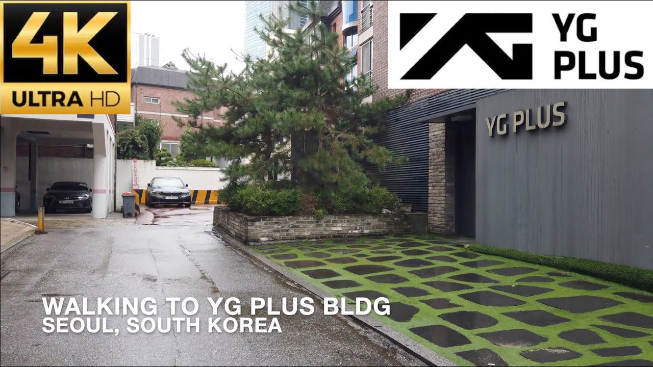 [4K] Walking to YG Plus Building (YG's advertising agency) in Gangnam, 강남에 있는 YG Plus 본사까지 걸어보기