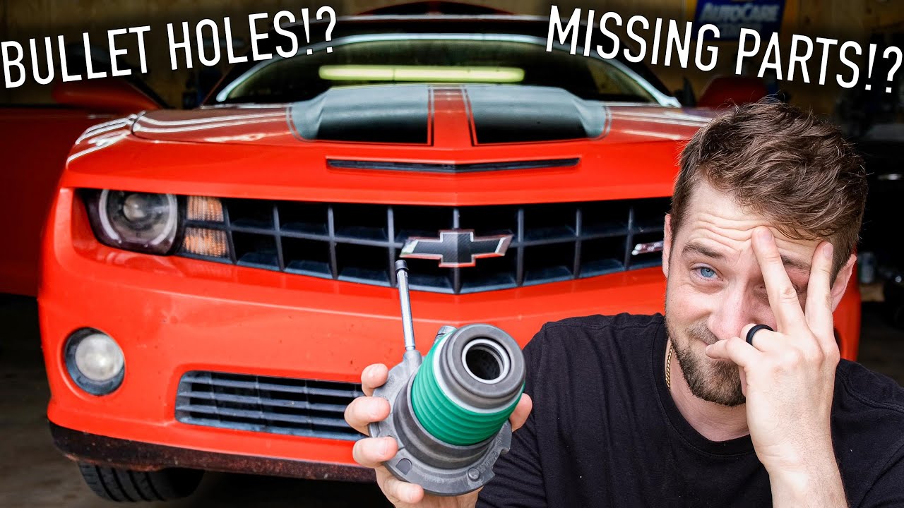 Замена сцепления на Camaro… На полу моего гаража (плохая идея?)