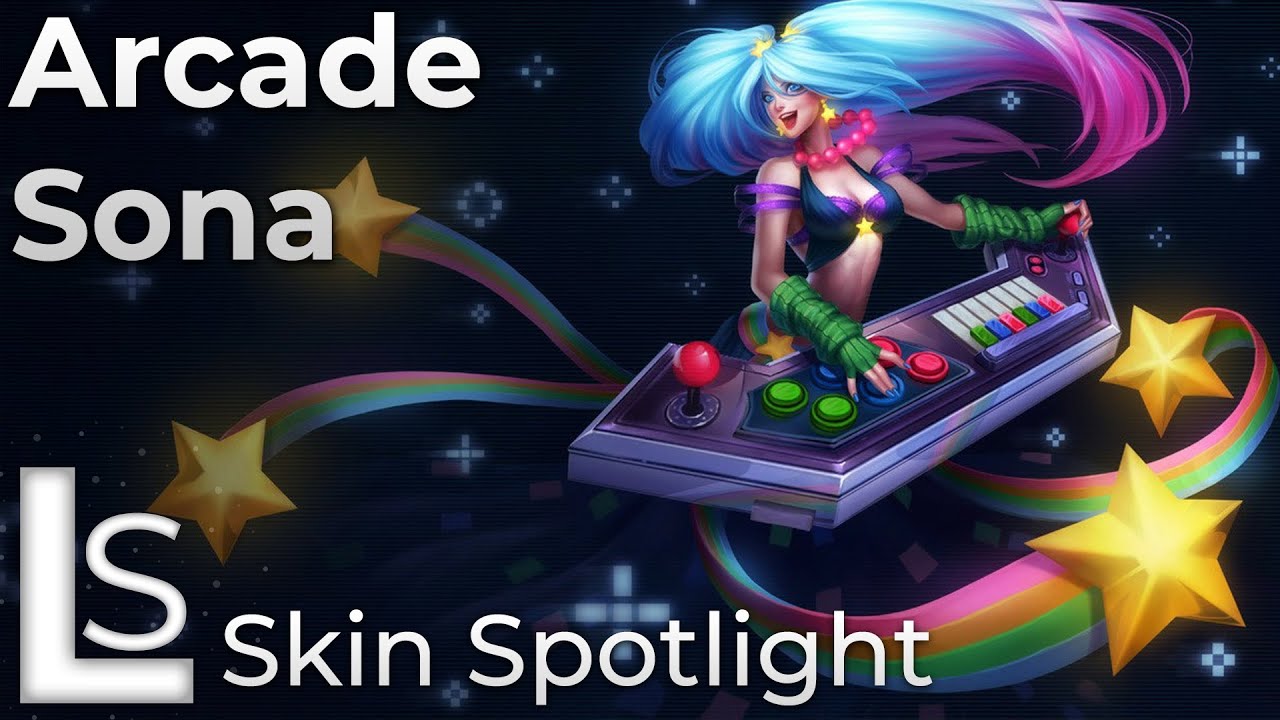 Arcade Sona - Skin Spotlight - League of Legends - Arcade Heroes Collection