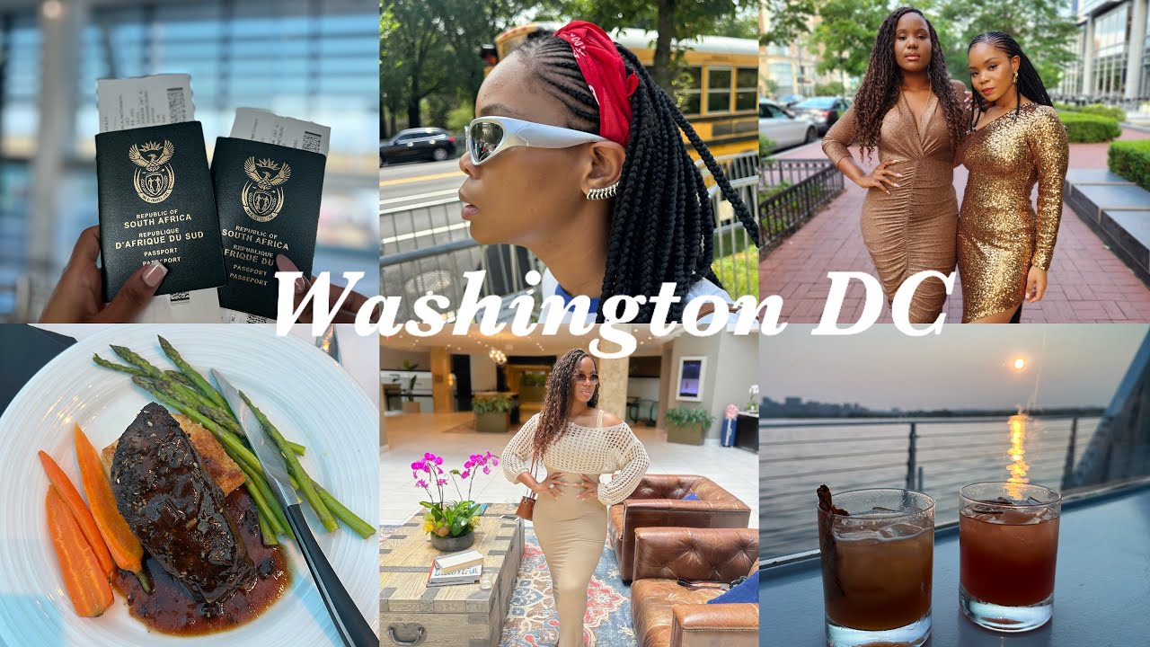 SOUTH AFRICA TO USA TRAVEL VLOG ✈️ | LUXURY BOAT CRUISE, EXPLORING WASHINGTON DC + MORE! 🇺🇸