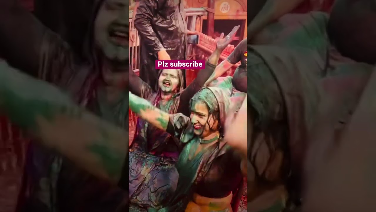 Vrindavan holi #happyholi #youtubeshorts #vrindavan #premmandir #shorts