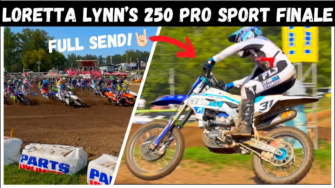 CRAZY 4 Way Championship Battle til the VERY END at Loretta Lynn&rsquo;s 2026 in 250 Pro Sport!! 