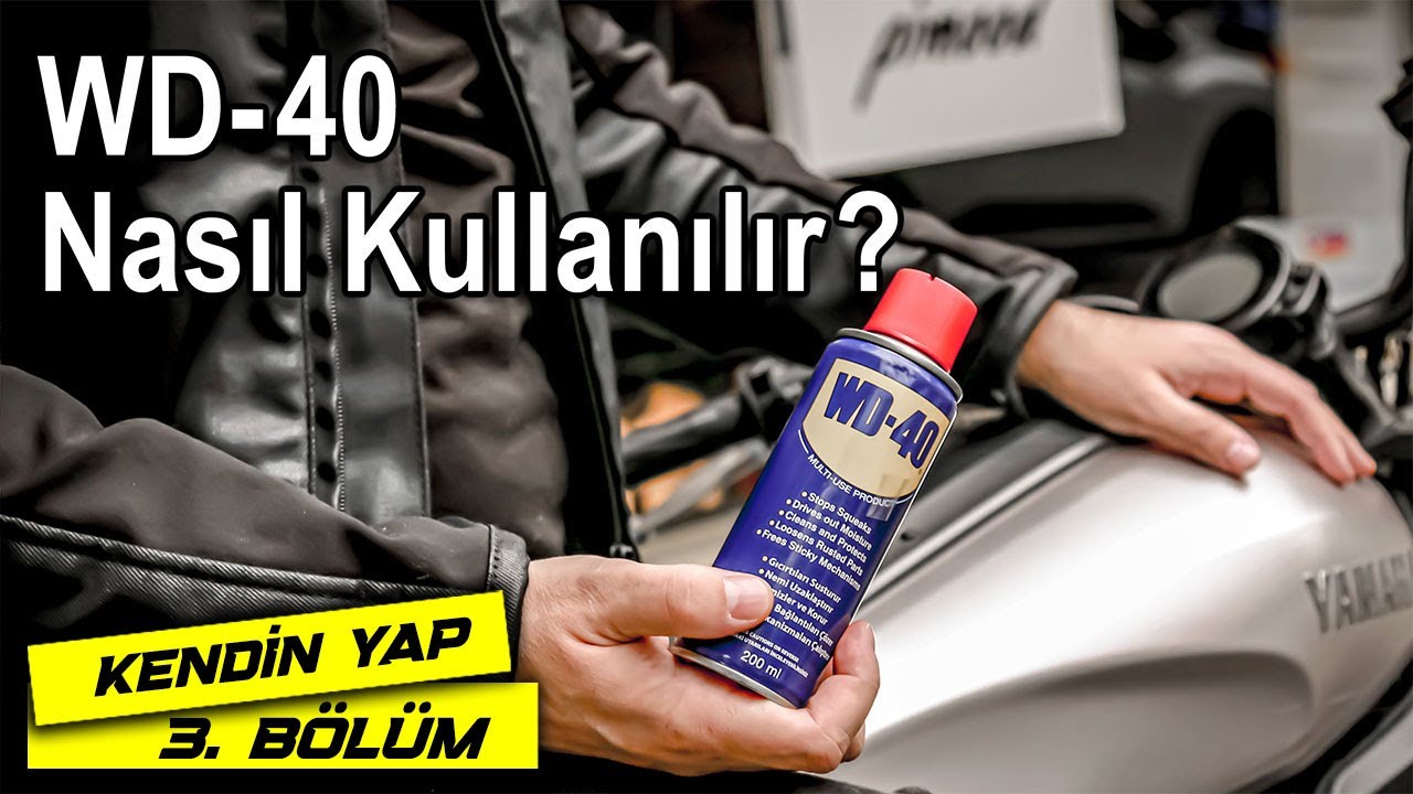 Motosiklette WD 40 Nasıl Kullanılır - bss motosiklet kanalı