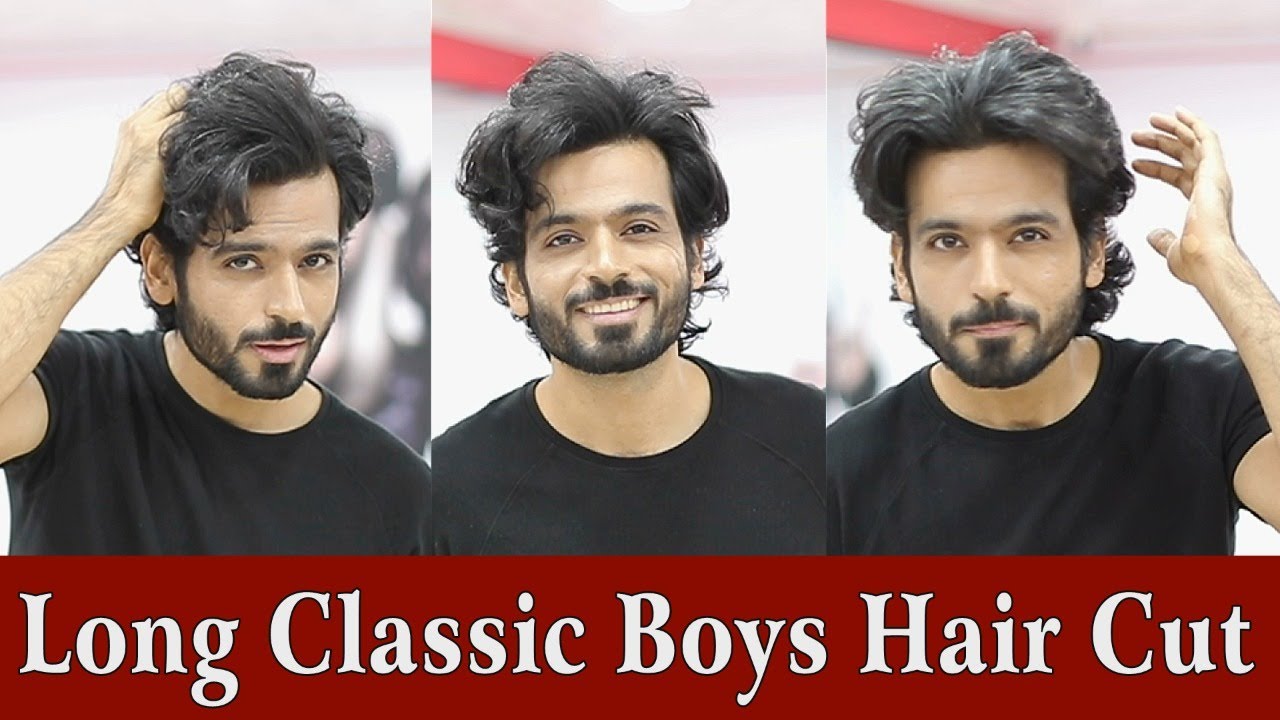Long Classic Boys Hair Cut by JAS Sir from SAM and JAS Academy Mumbai.