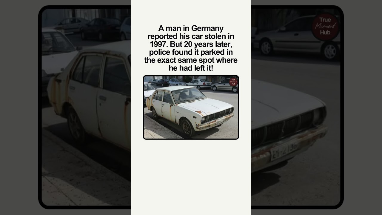 His &ldquo;Stolen&rdquo; Car Was Found 20 Years Later in the Same Spot 😳🚗 #amazingfacts
