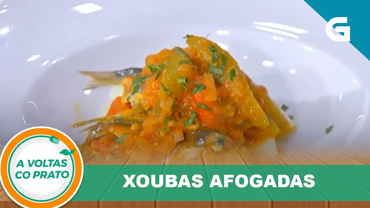 Receita de xoubas afogadas