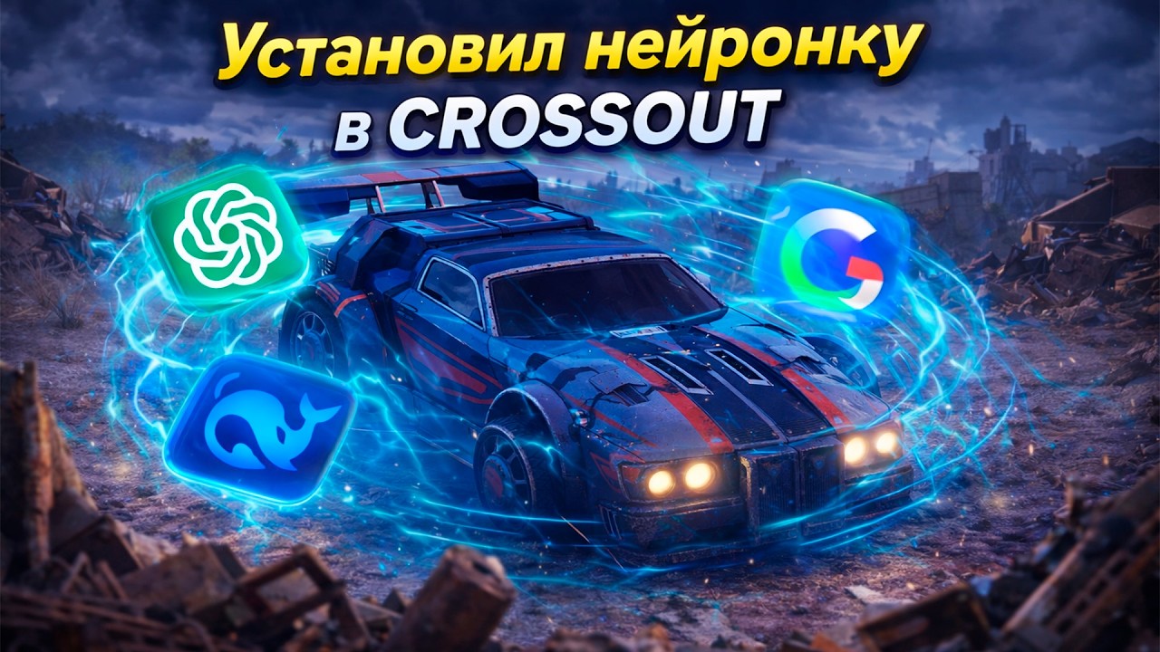 Установил нейросеть в CROSSOUT. Но есть нюанс