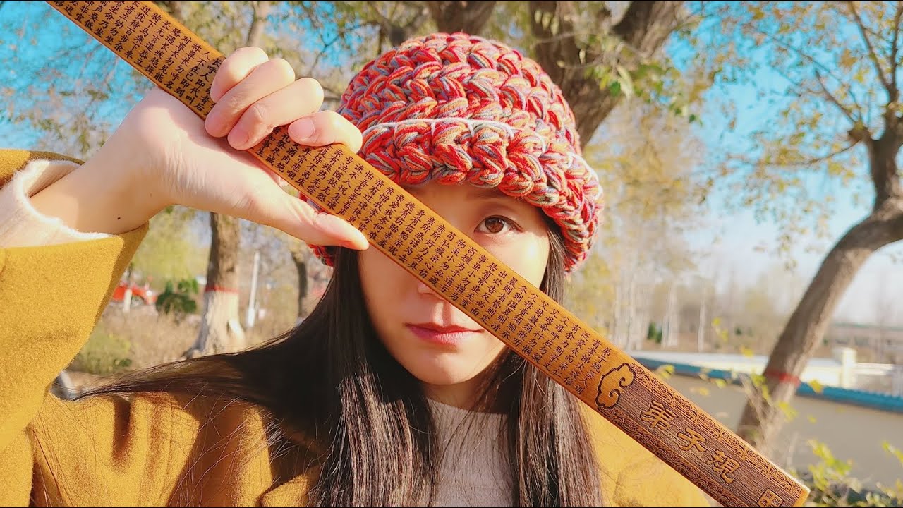 师妹下山纪念款帽子，江湖有多深，我用钩针量