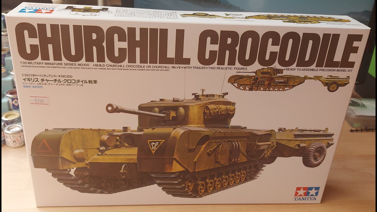 Tamiya 35100 1:35 Churchill Crocodile Photo build