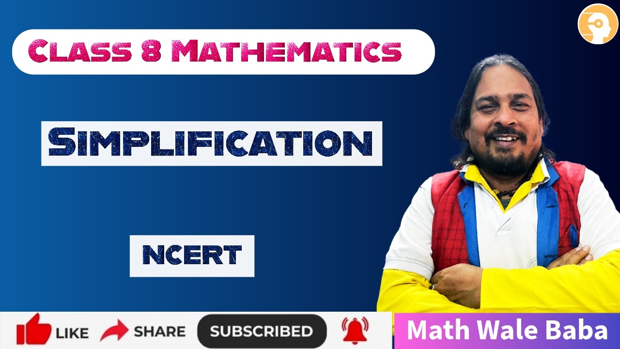 Simplification | Class 08 | Mathematics | #creatorssuper30 #mathematics
