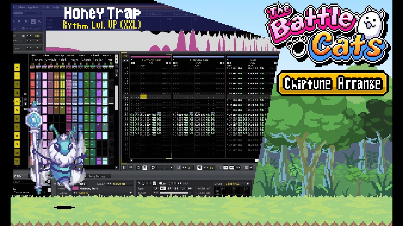 The Battle Cats - Honey Trap (Queen B's theme) [fanmade chiptune]