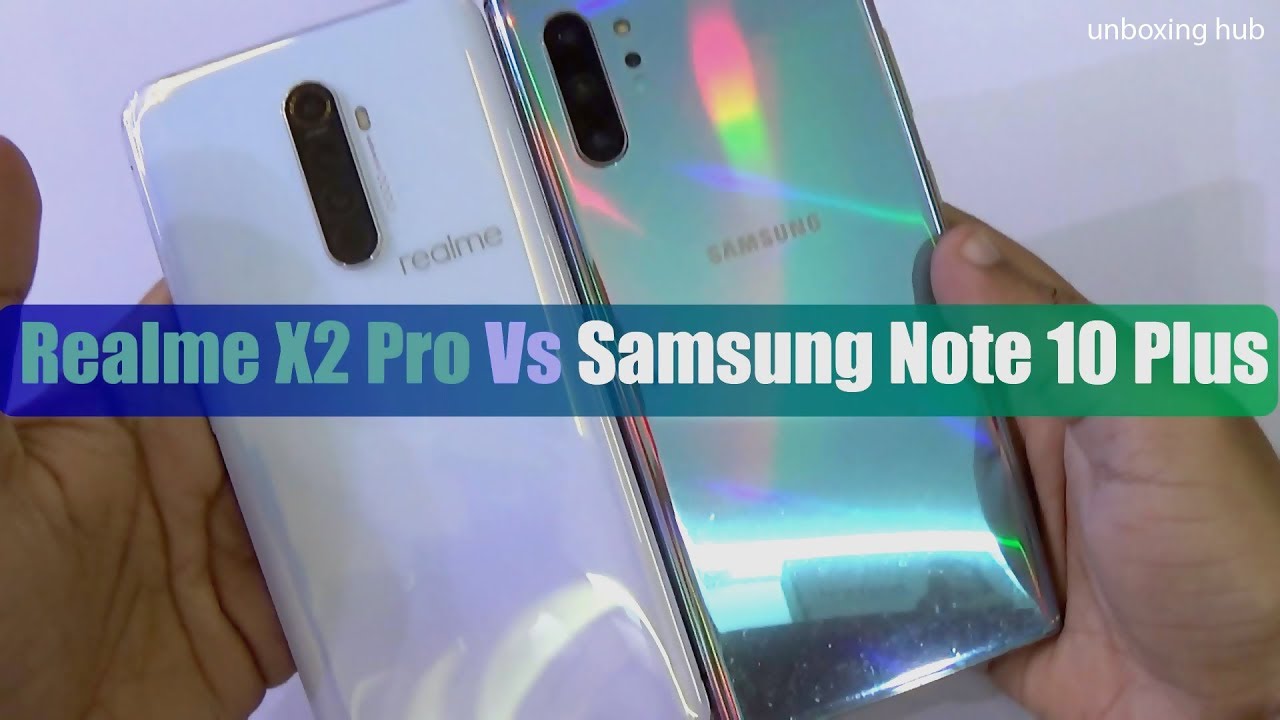 Realme X2 Pro Vs Samsung  Note 10 plus Speed Test & Camera Comparison