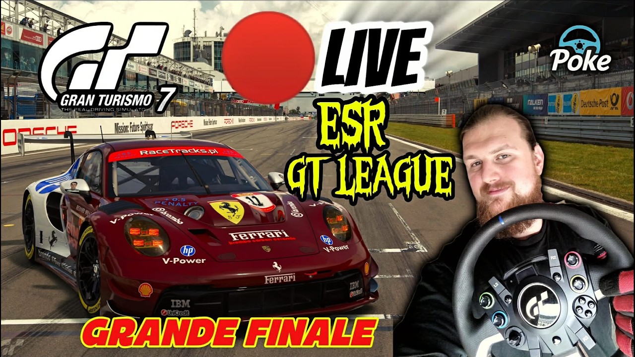 🔴LIVE Gran Turismo 7 PL 🎮 -  ESR GT LEAGUE - FINAŁ - Nurburgring GP - gr.3  #gt7