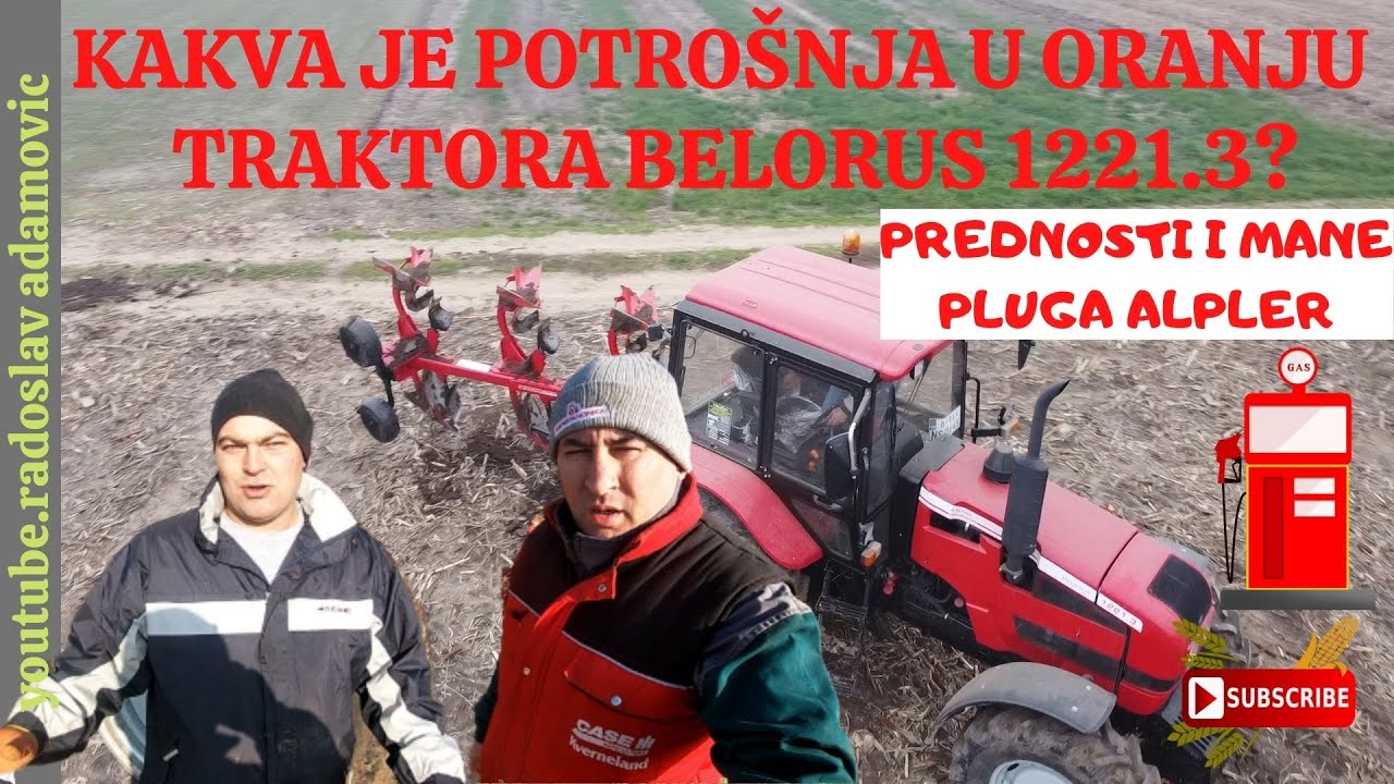 KAKVA JE POTROŠNJA U ORANJU TRAKTORA BELORUS 1221.3? PREDNOSTI I MANE PLUGA ALPLER;FUEL CONSUMPTION?