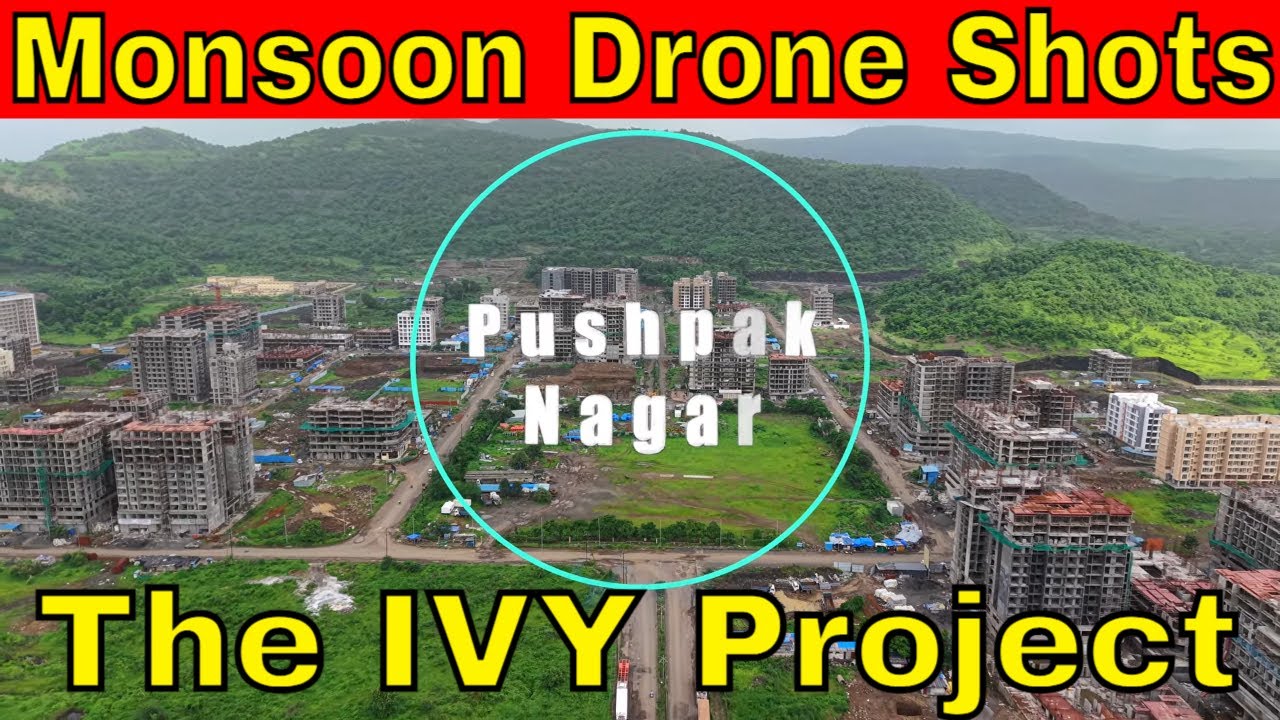 Stunning Monsoon Aerial Views of Pushpak Nagar - The IVY Project | AERIAL FILMER