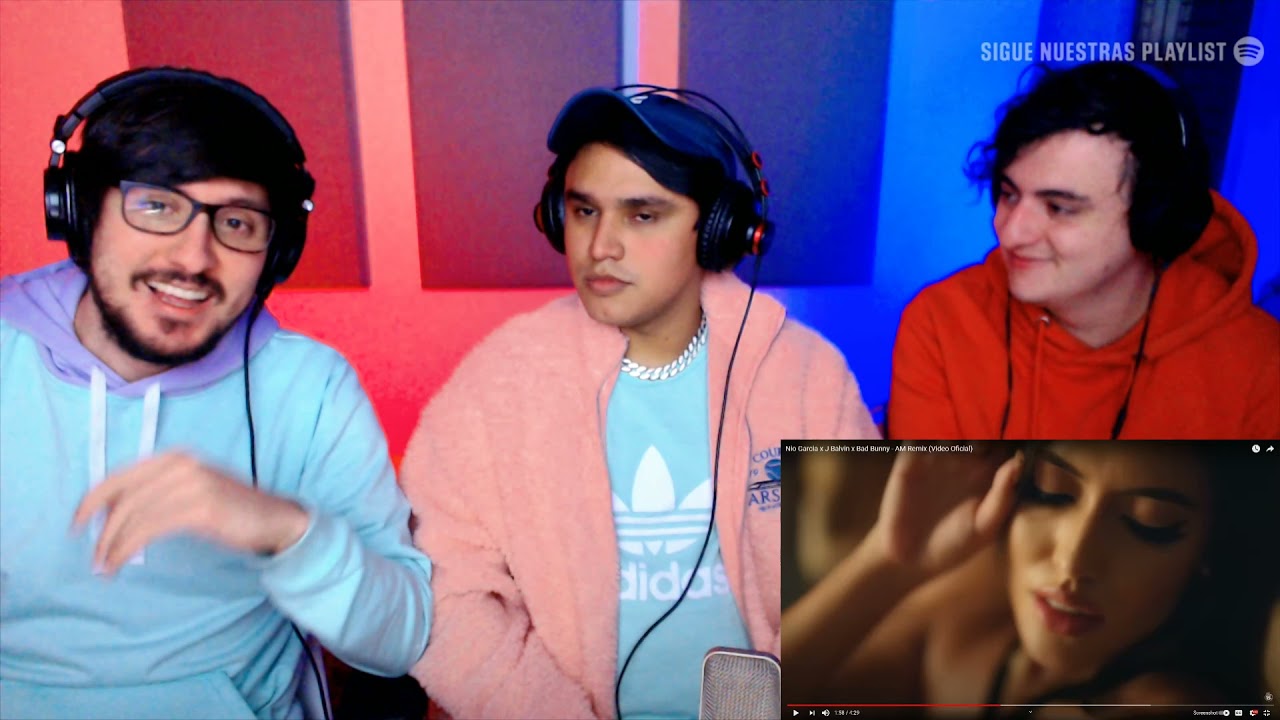 [Reacción] Nio Garcia x J Balvin x Bad Bunny - AM Remix (Video Oficial) | ANYMAL LIVE 🔴
