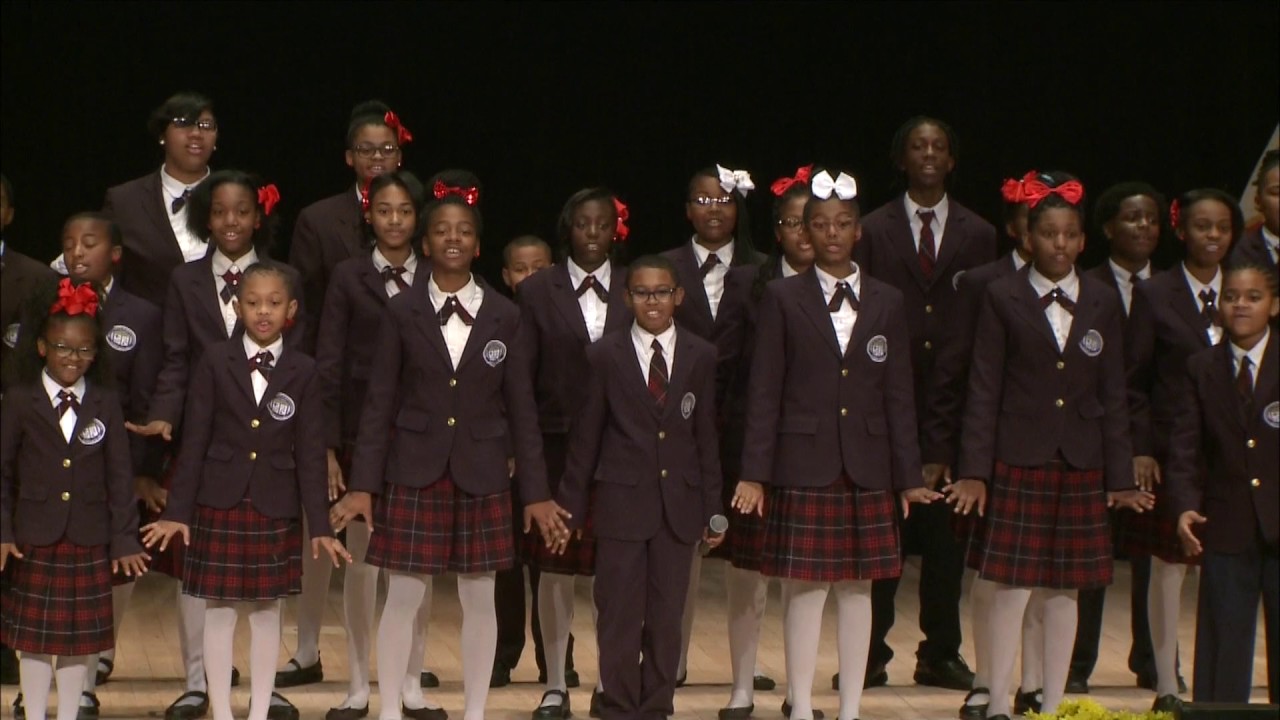 Detroit Academy of Arts and Science Choir perform at Wayne State's 2017 MLK Tribute 2017