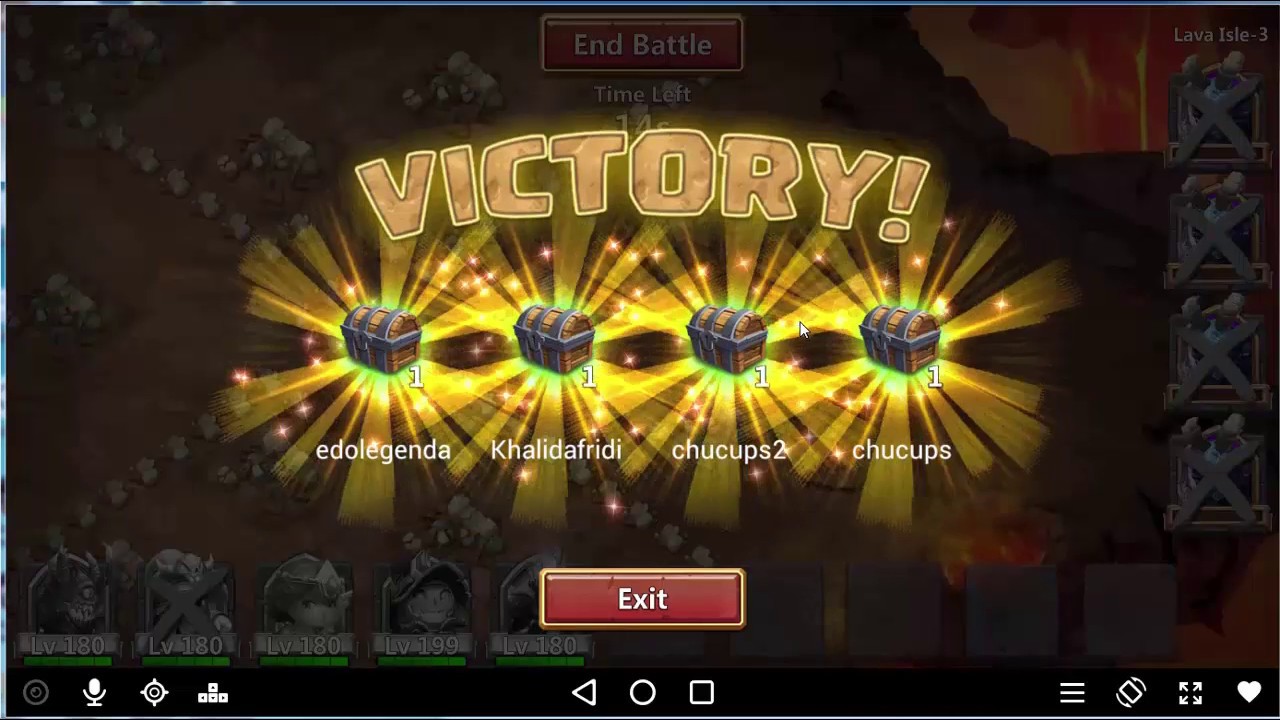 Castle Clash Lava Isle 3! Best Setup ever f2p - Castle Clash Lava 3 easy win guide 3