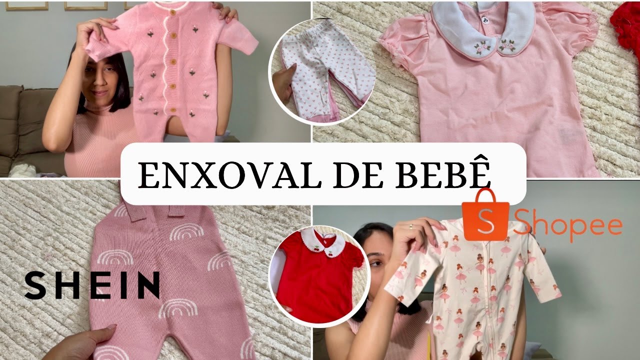 ENXOVAL DE BEBÊ PELA SHOPEE & SHEIN 🎀