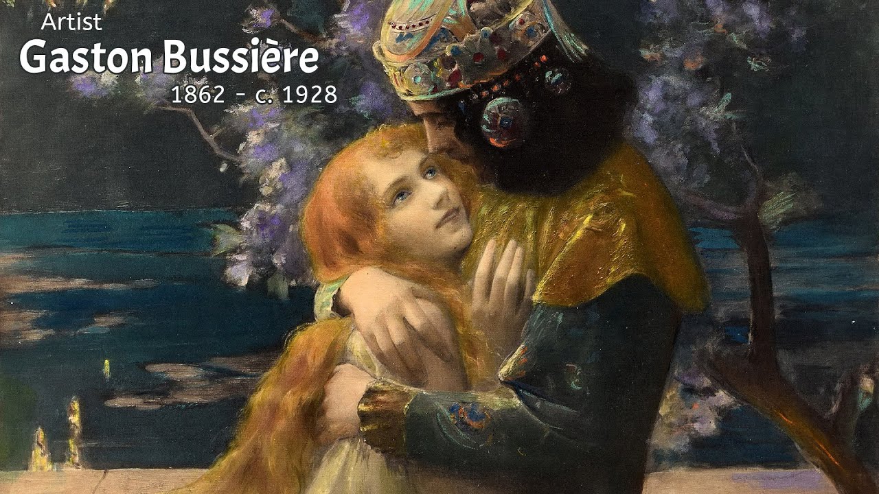 Artist Gaston Bussi&egrave;re (1862 - c.1928) French Symbolist Painter & Illustrator | WAA