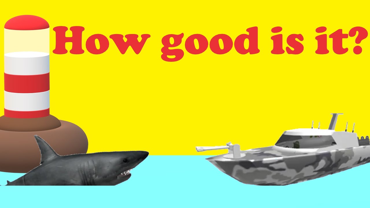 How good is the military boat? Sharkbite Roblox