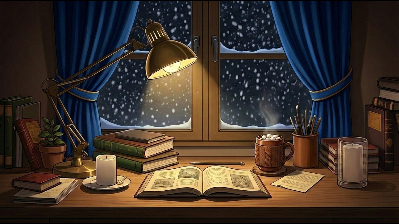 Winter Lofi Chillhop ❄️ Cozy Beats for Late-Night Study & Focus