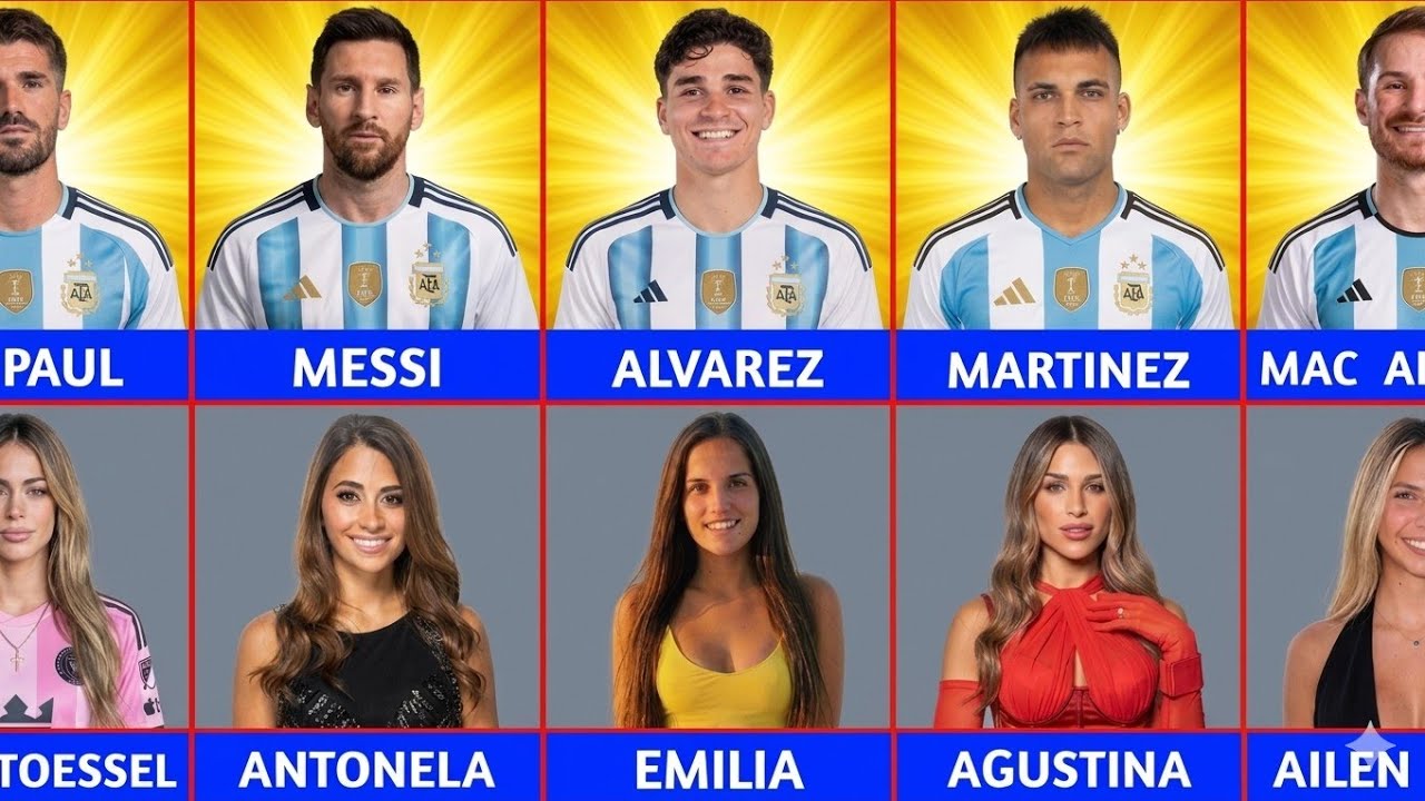 Argentina Football Players and Their Wives & Girlfriends