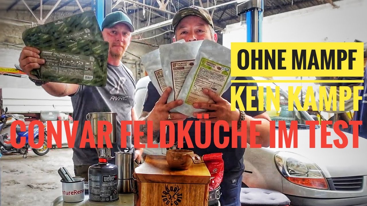 Blackout Krisenvorsorge - Nahrung von Conserva 10 Jahre haltbar? Ohne Mampf kein Kampf