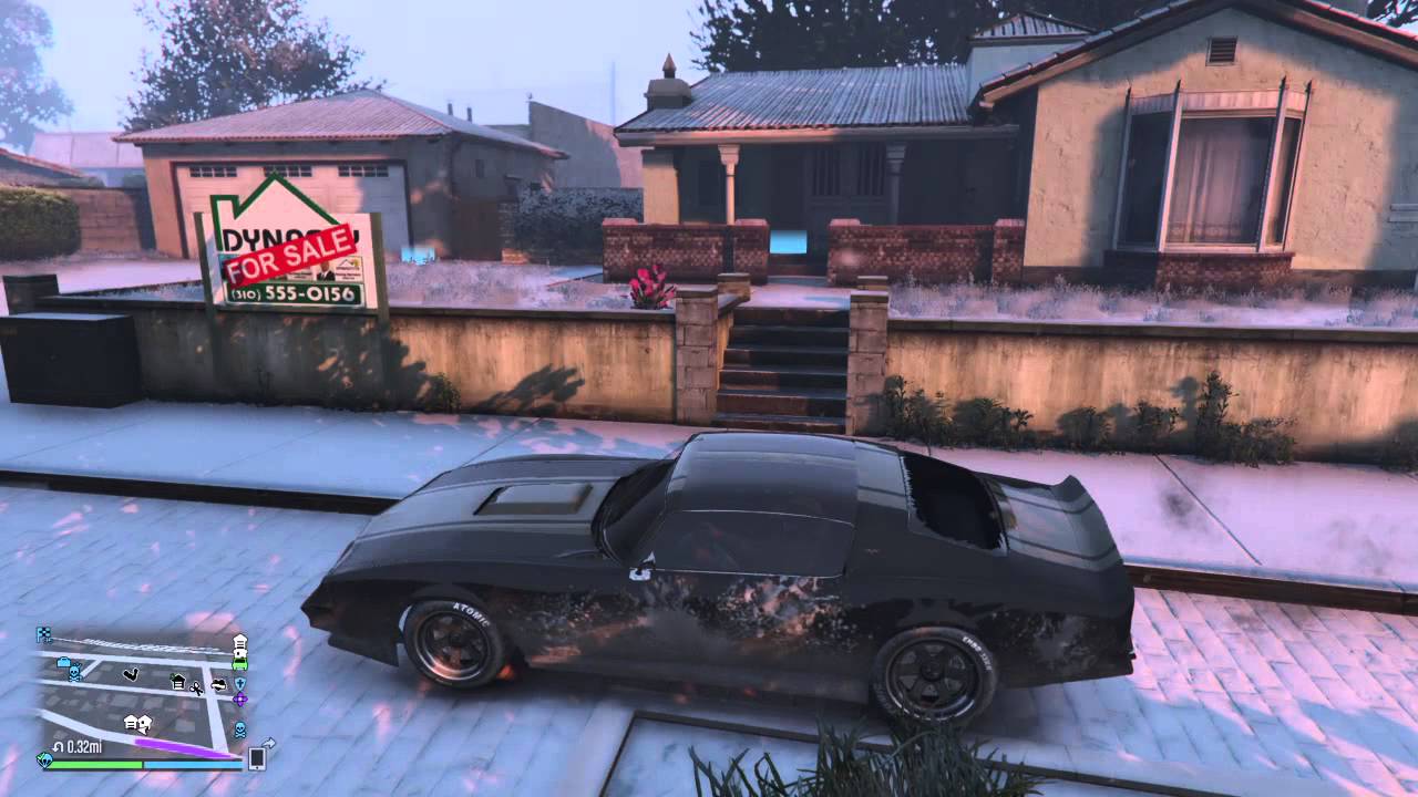 Los Santos coverd in snow