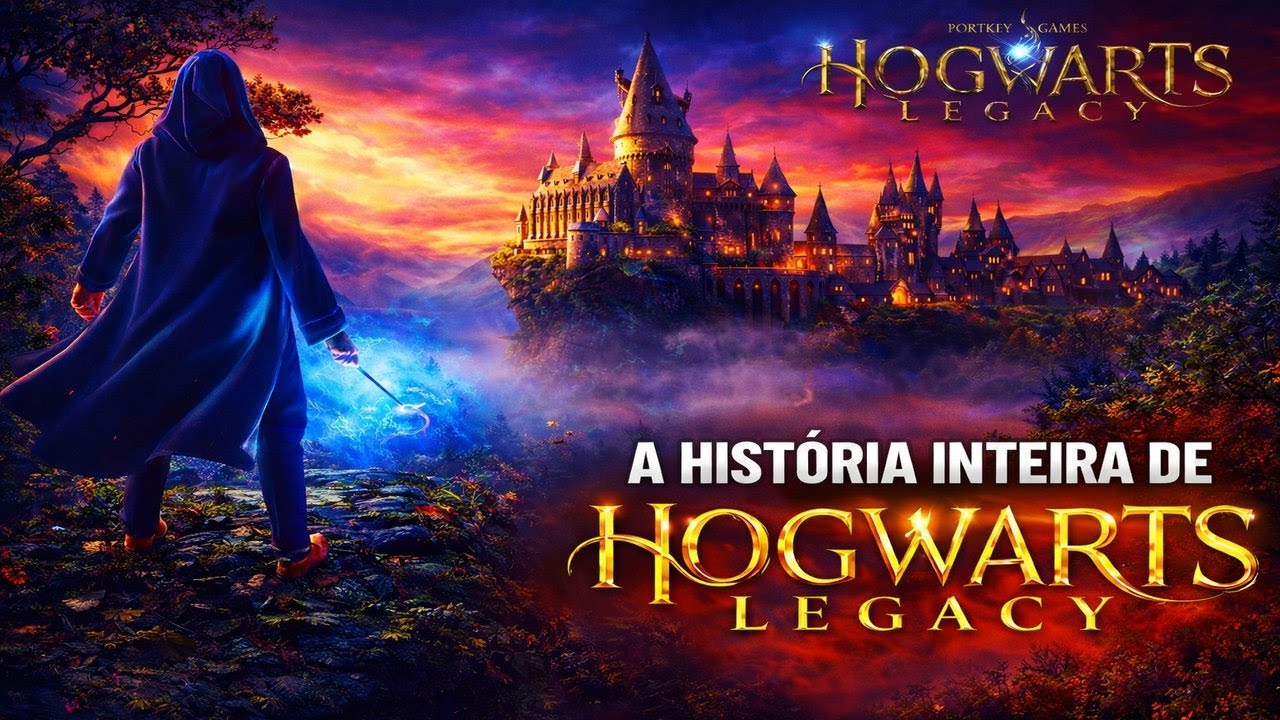 A HISTÓRIA COMPLETA DE HOGWARTS LEGACY * Incrível *