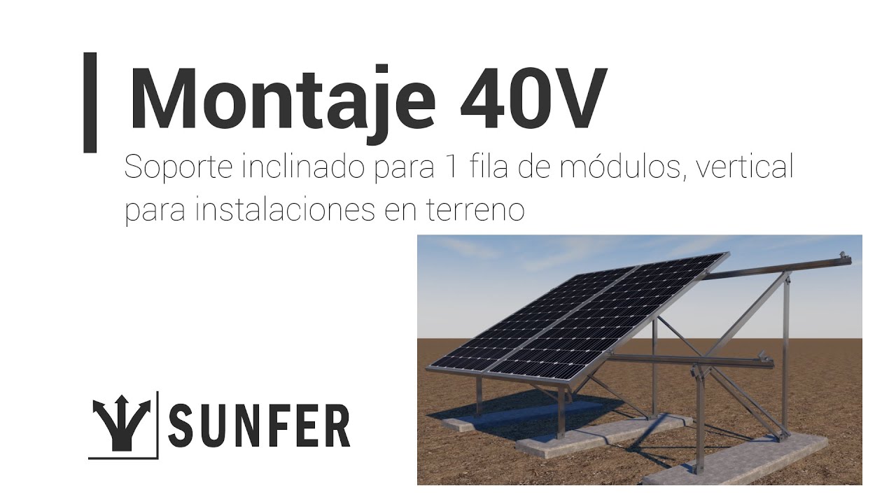 Sunfer Video montaje 40V