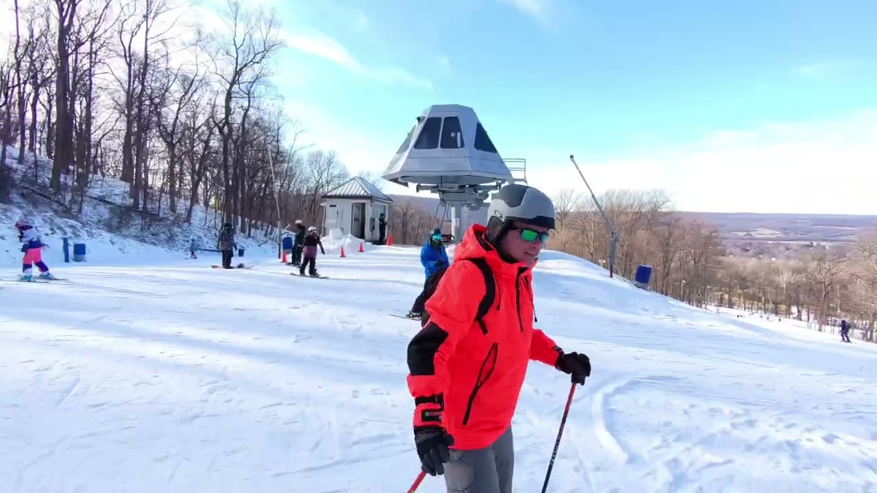 Skiing Liberty Mountain Opening Day Dec-2025