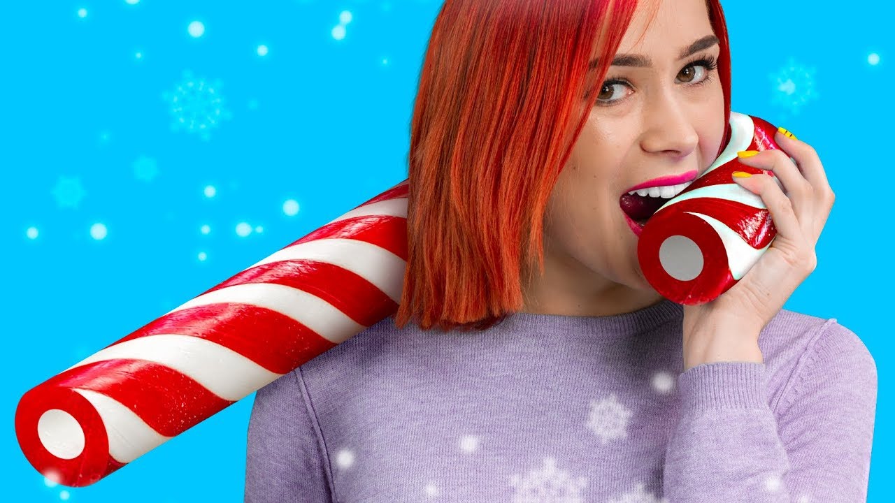 8 DIY XXL vs Mini Weihnachtss&uuml;&szlig;igkeiten
