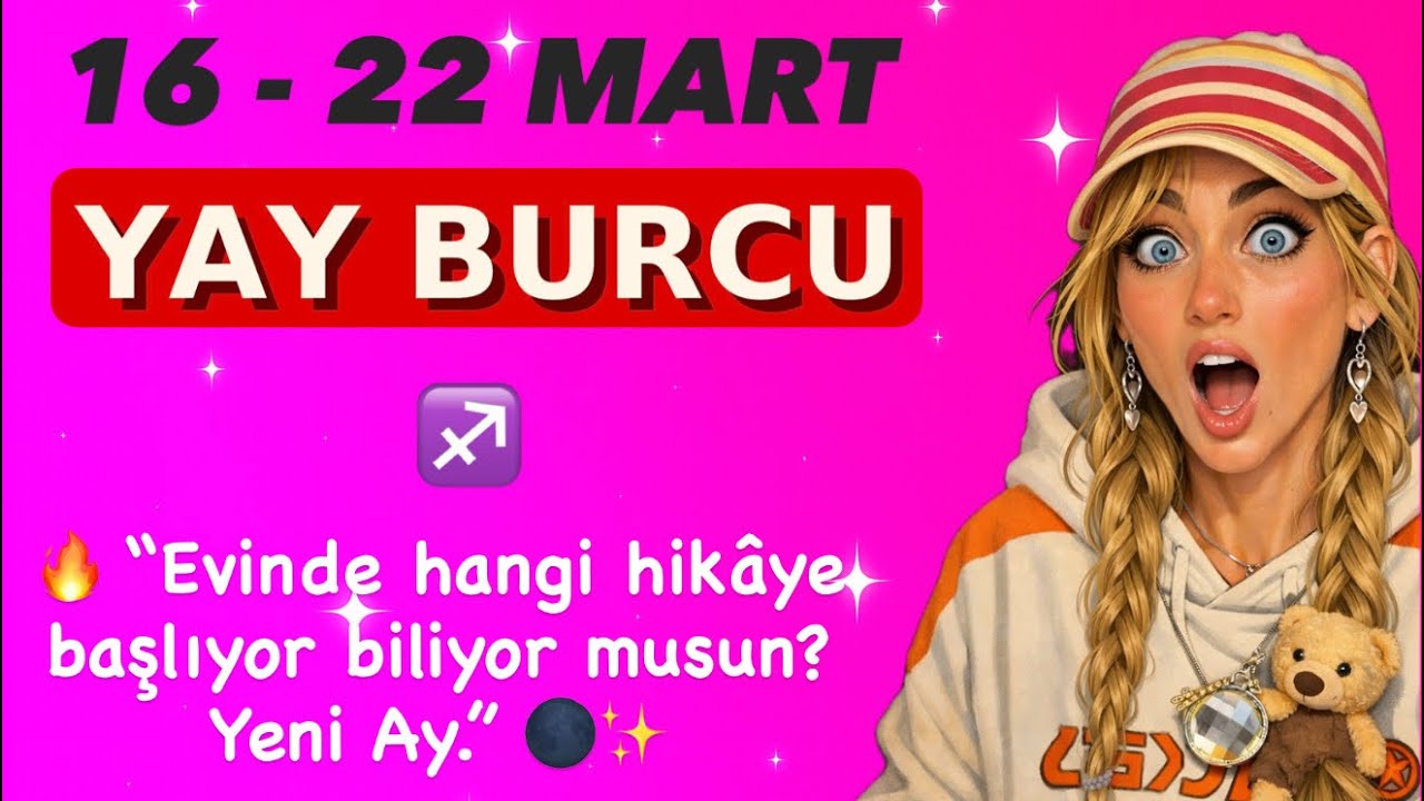 YAY Burcu ♐️ | 16 - 22 Mart 2026 Haftalık Burç Yorumları | 🌑 New Moon – March 19
