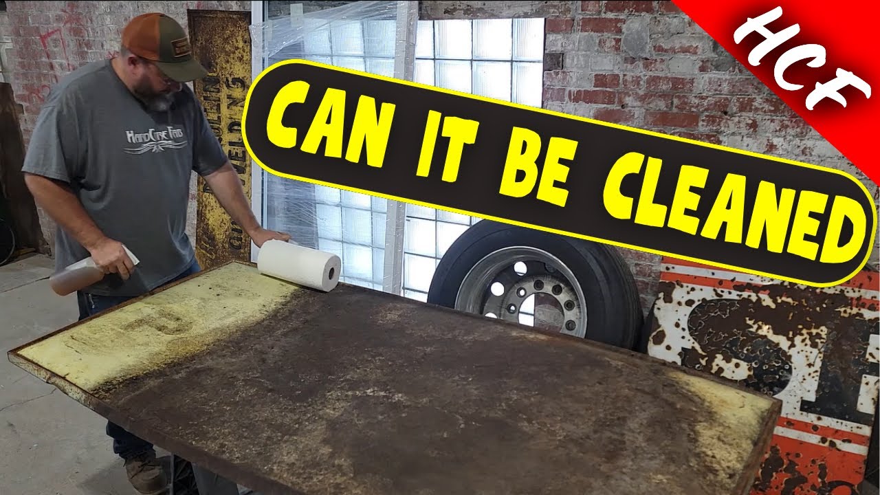 Vintage sign clean up and more