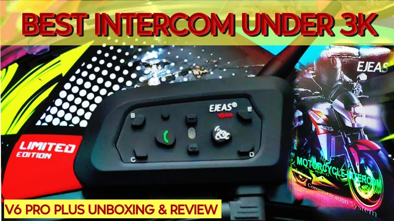 Best Intercom for Riders||Vnetphone V6 Pro+||Best Intercom 2026||Ejeas V6 pro plus unboxing & Review