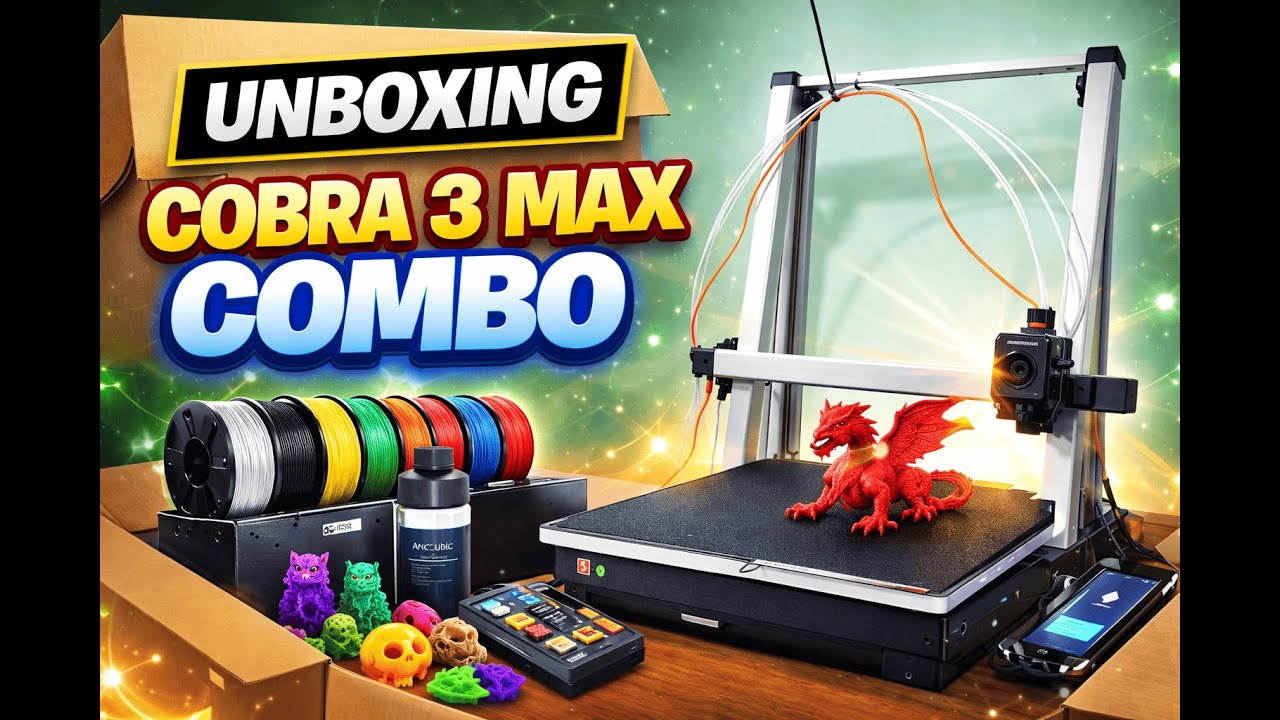 UNBOXING Anycubic Kobra 3 Max Combo | ¿Vale la pena?