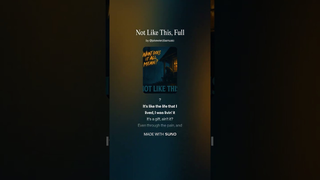 Not like this