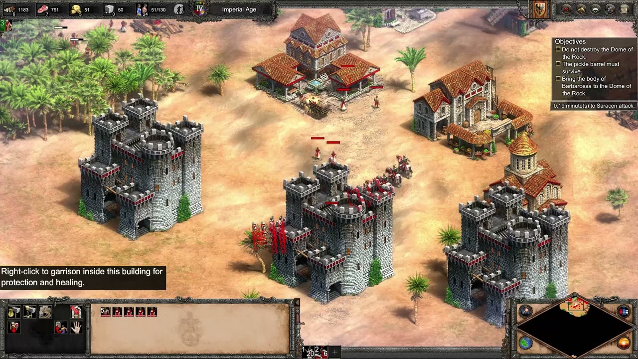 Age of Empires II - Barbarossa Campaign - Scenario VI - Emperor Sleeping FINAL (no commentary)