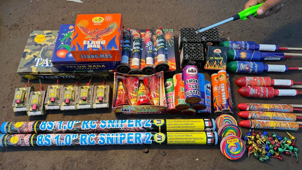 NYUMET MERCON ROMAN CANDLE, TANK, ROKET, TELUR DINO, MISIL, GANGSING H-10 RAMADHAN 2026!!! SERU