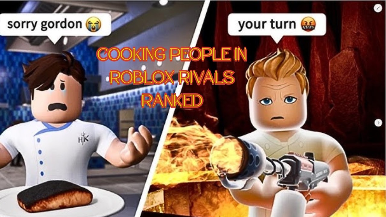 playing roblox rivals ranked and cooking people