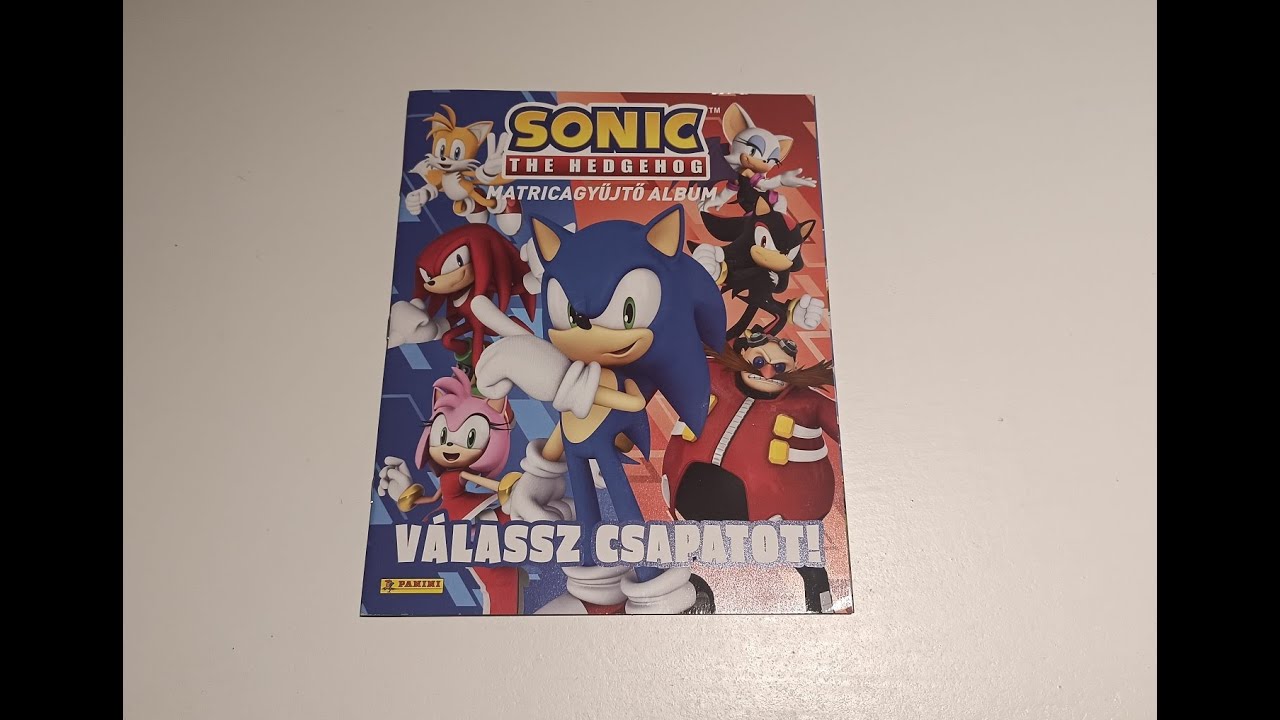 Sonic the Hedgehog sticker album (2024)