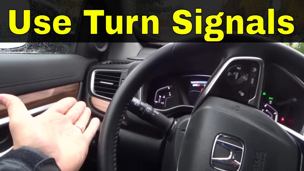 How To Use Turn Signals In 2 Minutes-Driving Lesson