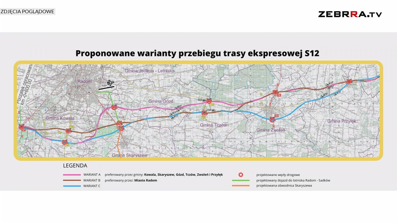 Kontrowersje wokół projektu trasy S12