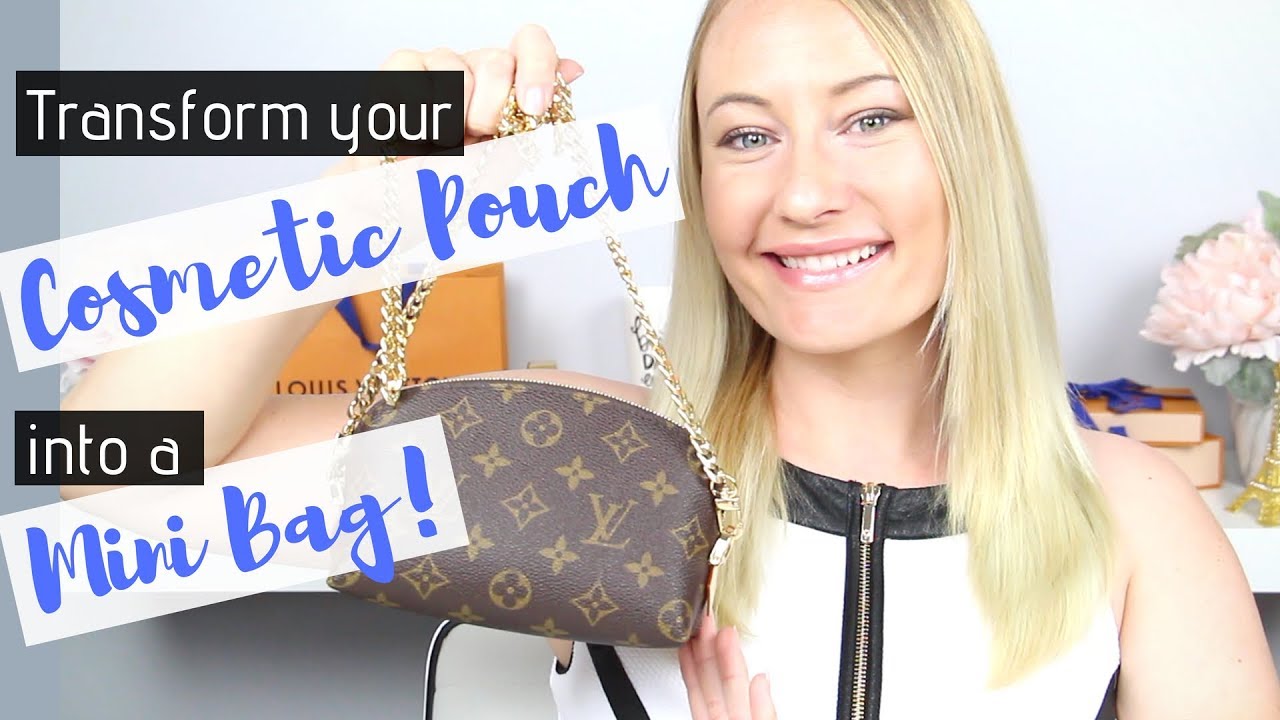 *How To Transform the Louis Vuitton Cosmetic Pouch Into a Mini Bag* | AmandaRaeRevue