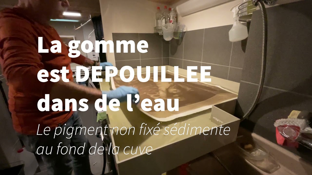 Epreuve &agrave; la gomme bichromat&eacute;e