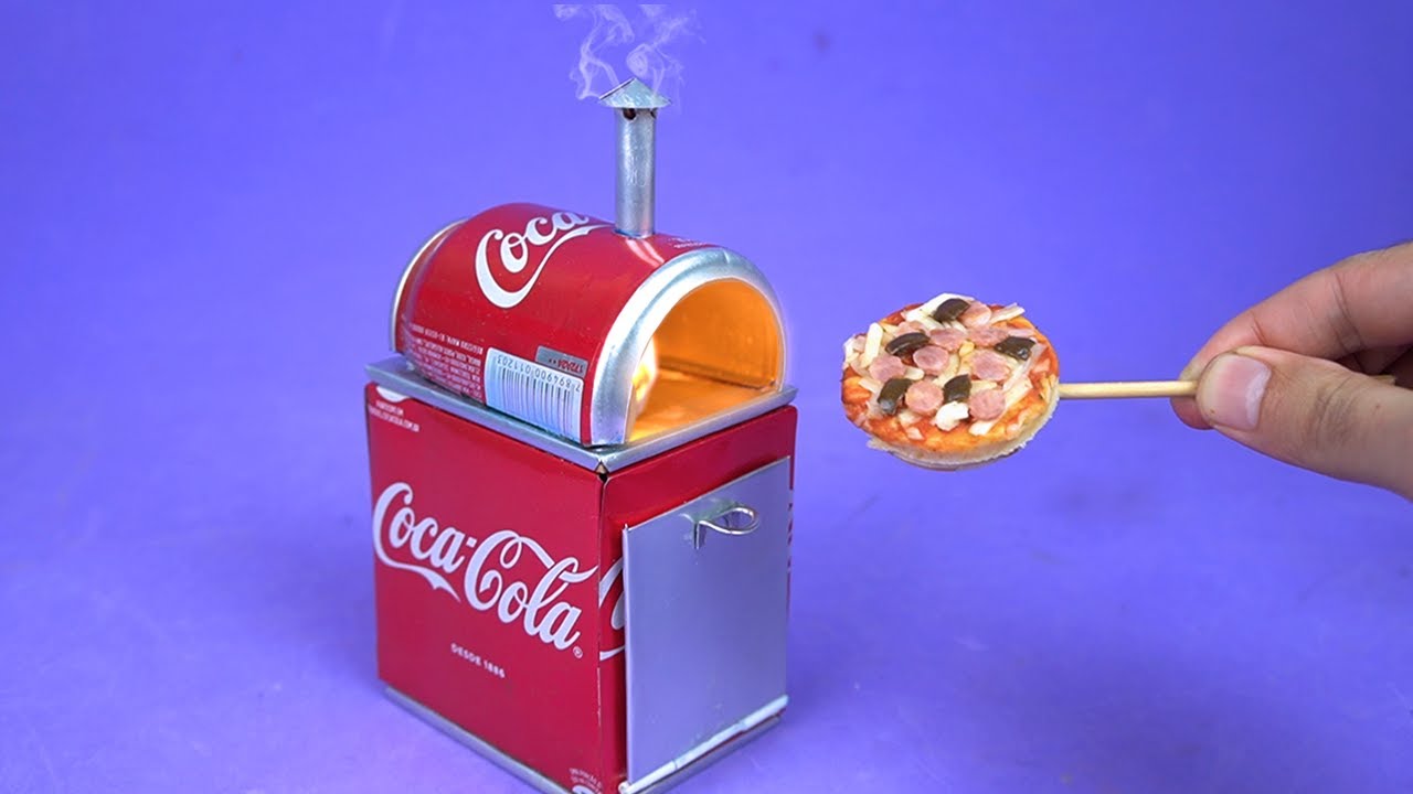 Faça um Incrível Mini Forno de Pizza com Latinhas de Refrigerante
