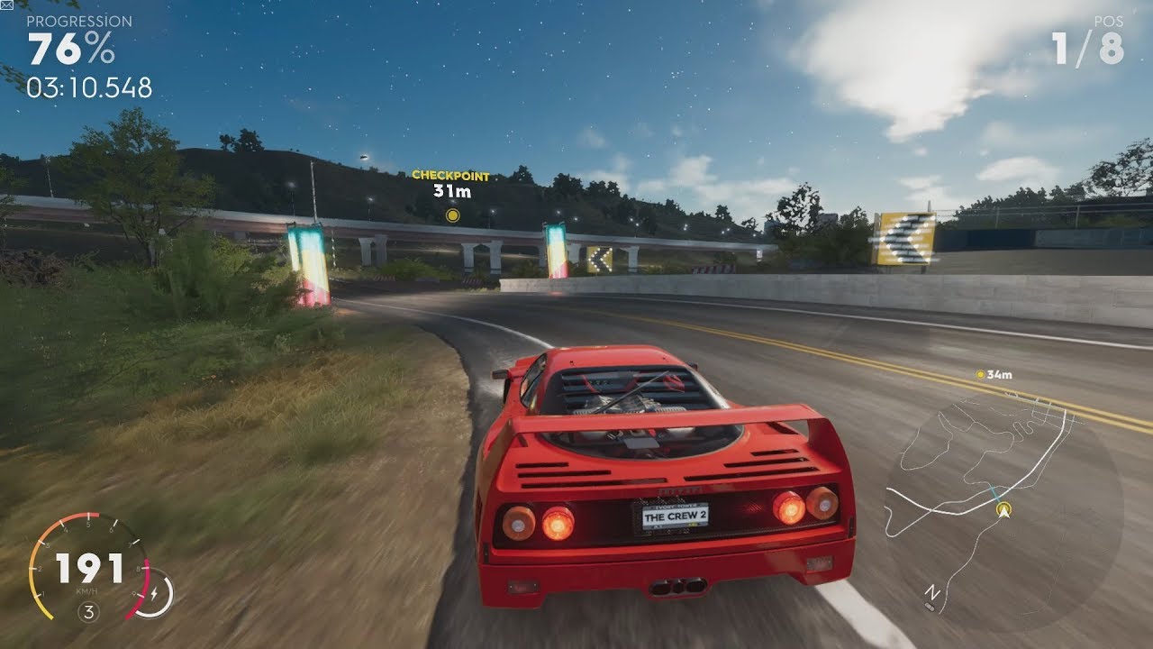 The Crew 2 - Ferrari F12 vs Ferrari F40 (