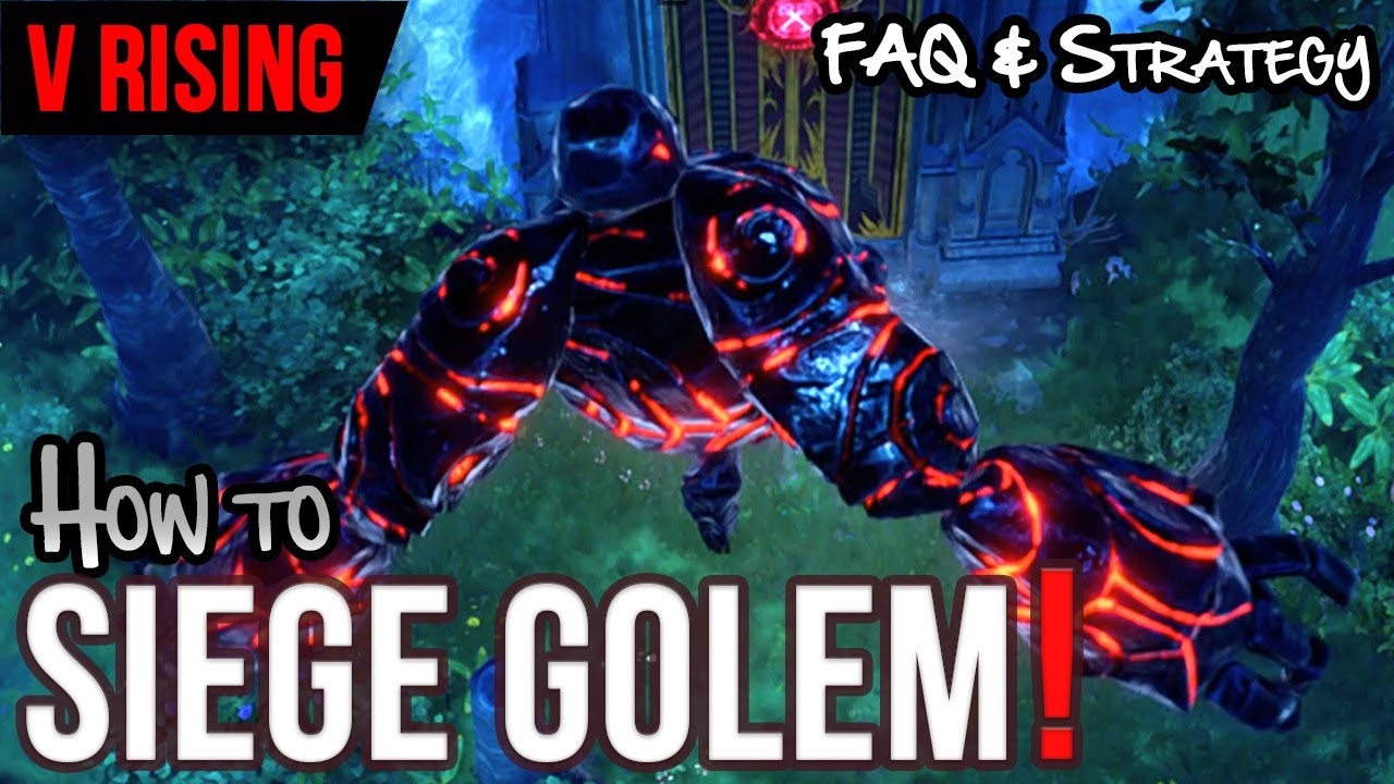 V Rising Siege Golem and How to Raid - Tips, Strategy - Castle Base Attacking and Defending