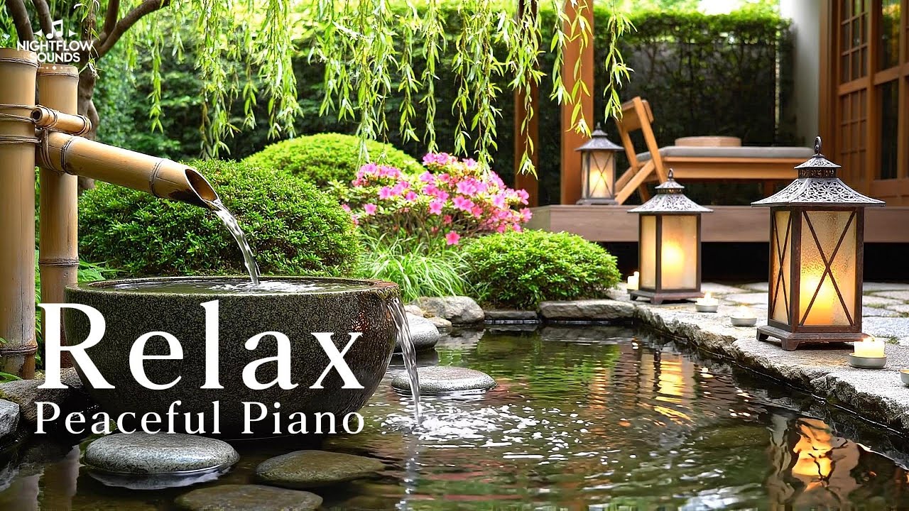 Relaxing Music Relieves Stress, Anxiety and Depression 🌿 Peaceful Piano + Water Sounds, Calm Music